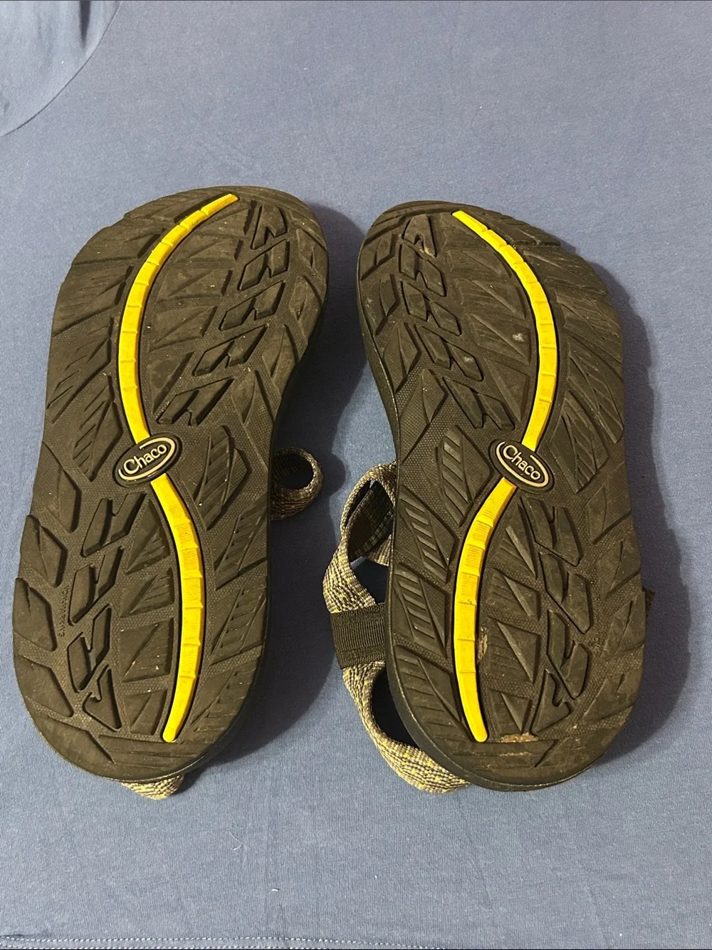 Chaco Men's Olive Tan Strappy Sport Sandals